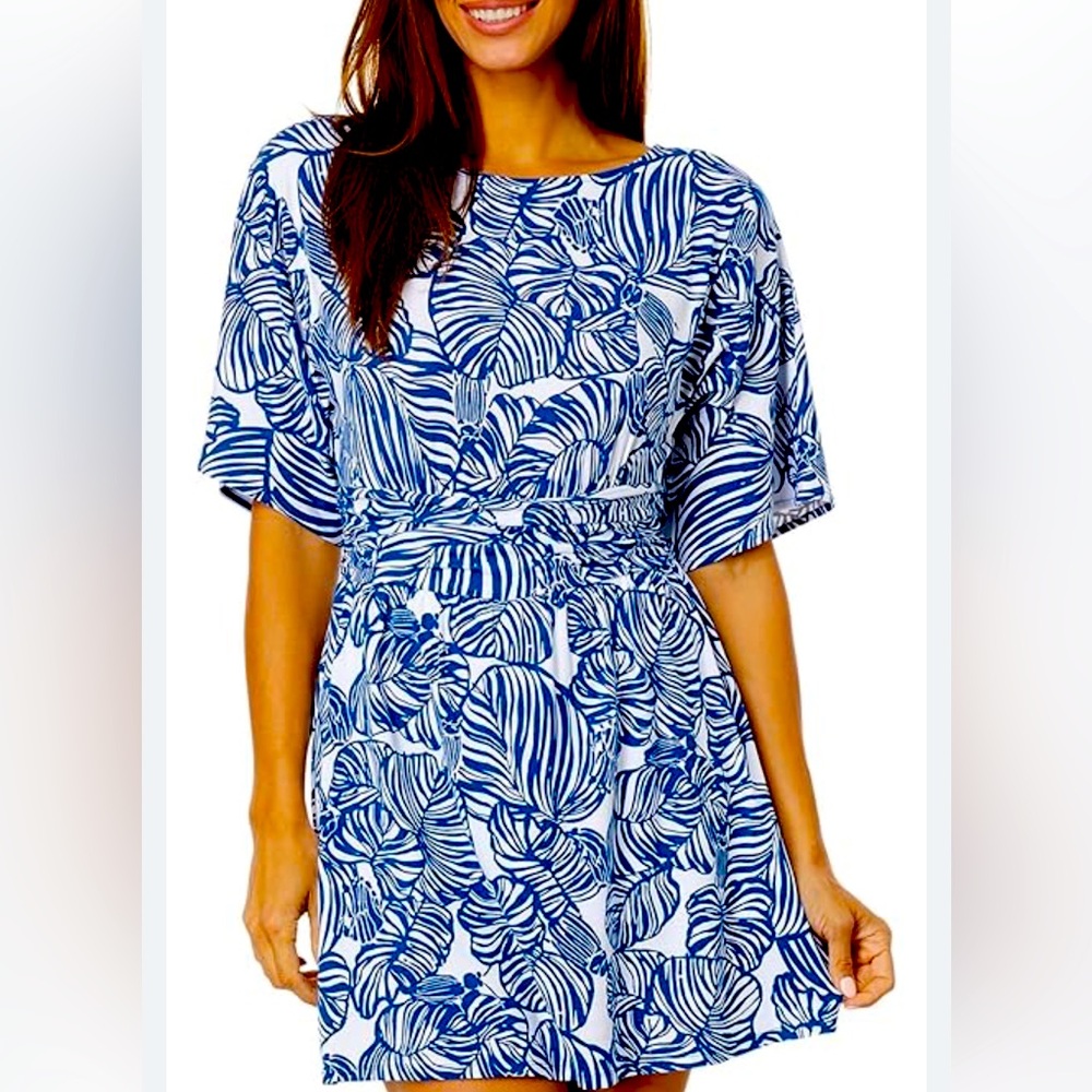 Lilly Pulitzer Boat Neck Parigi Romper Size L